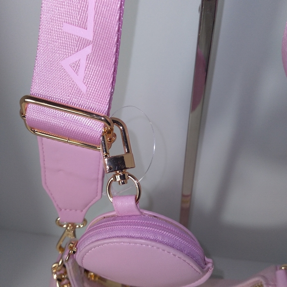Aldo Pink and Gold Women's Bag w/Jewlery Bundle - Picture 9 of 12